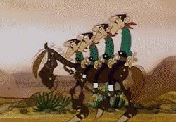 Gif animé Les dalton